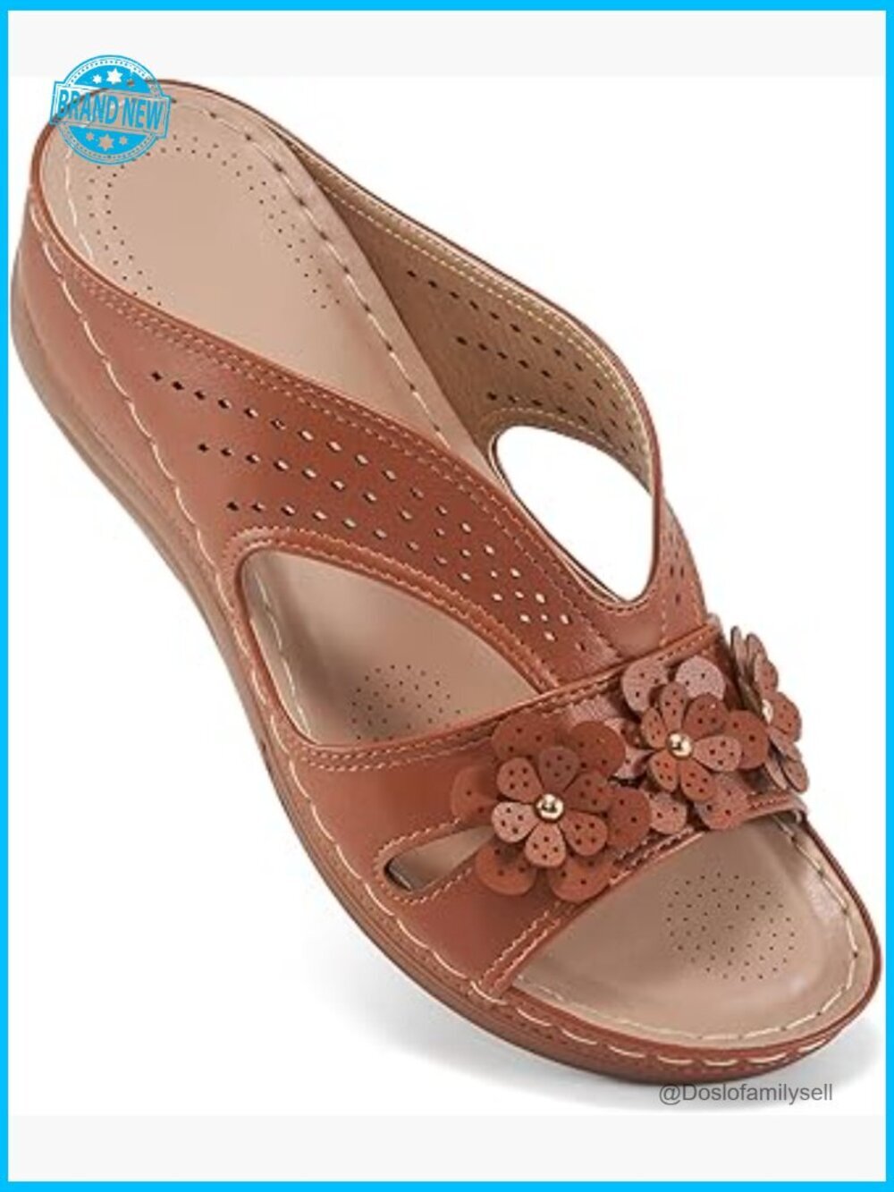 Wedge Sandals for Women Slip On Dressy Summer Comfortable Platform Shoes